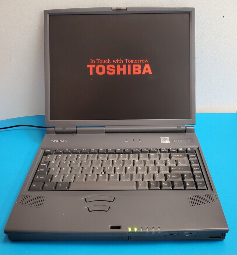 Vintage Toshiba laptop for sale